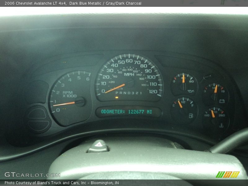 Dark Blue Metallic / Gray/Dark Charcoal 2006 Chevrolet Avalanche LT 4x4