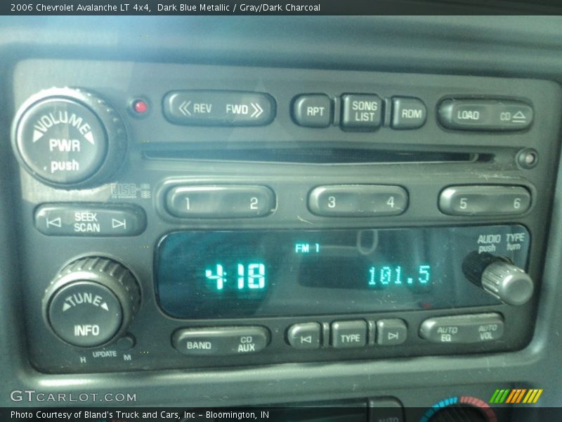 Dark Blue Metallic / Gray/Dark Charcoal 2006 Chevrolet Avalanche LT 4x4
