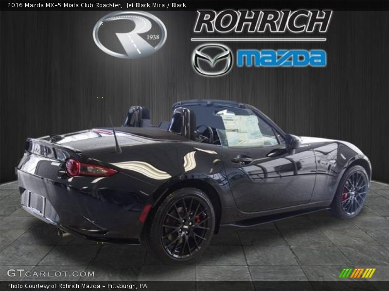 Jet Black Mica / Black 2016 Mazda MX-5 Miata Club Roadster