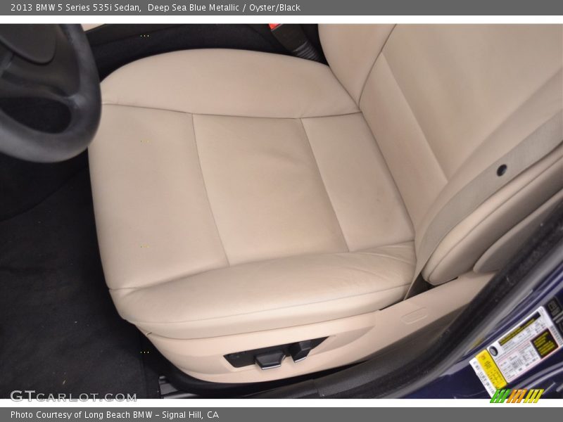 Deep Sea Blue Metallic / Oyster/Black 2013 BMW 5 Series 535i Sedan