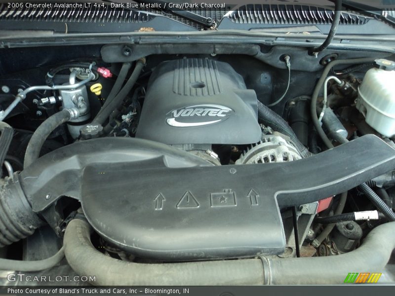 Dark Blue Metallic / Gray/Dark Charcoal 2006 Chevrolet Avalanche LT 4x4