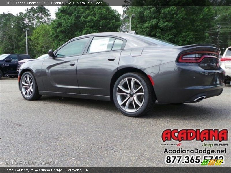 Granite Crystal Metallic / Black 2016 Dodge Charger R/T