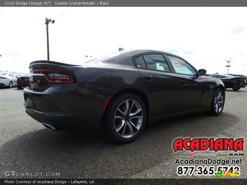 Granite Crystal Metallic / Black 2016 Dodge Charger R/T