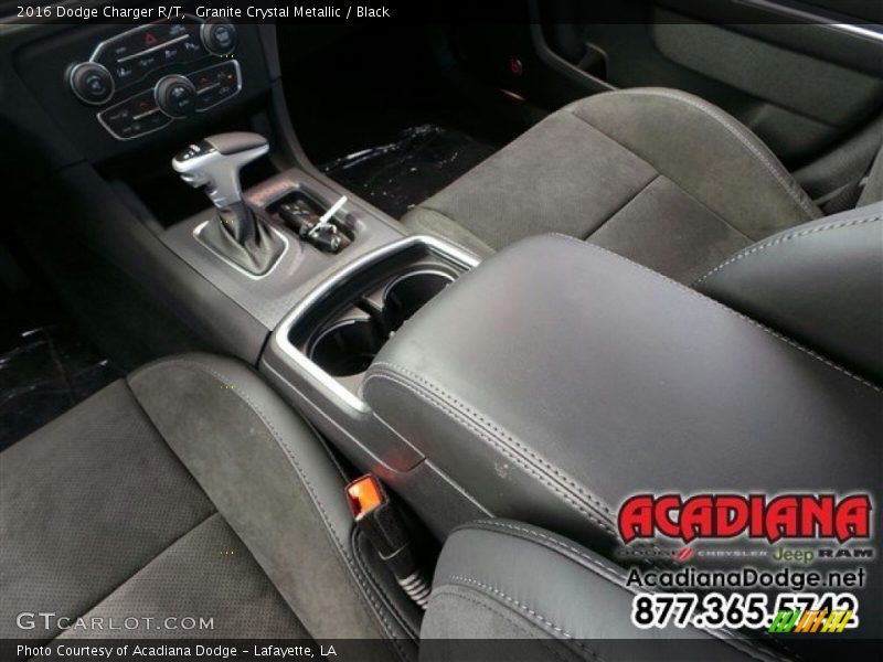 Granite Crystal Metallic / Black 2016 Dodge Charger R/T