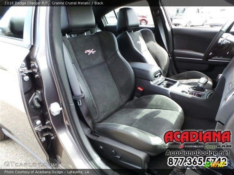 Granite Crystal Metallic / Black 2016 Dodge Charger R/T