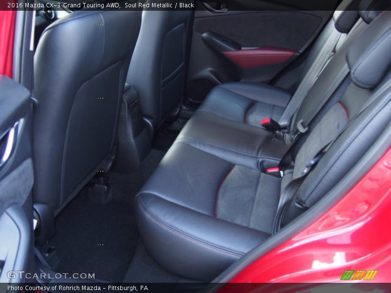 Soul Red Metallic / Black 2016 Mazda CX-3 Grand Touring AWD