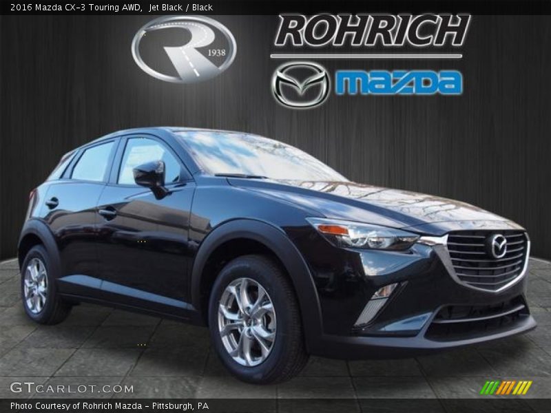 Jet Black / Black 2016 Mazda CX-3 Touring AWD