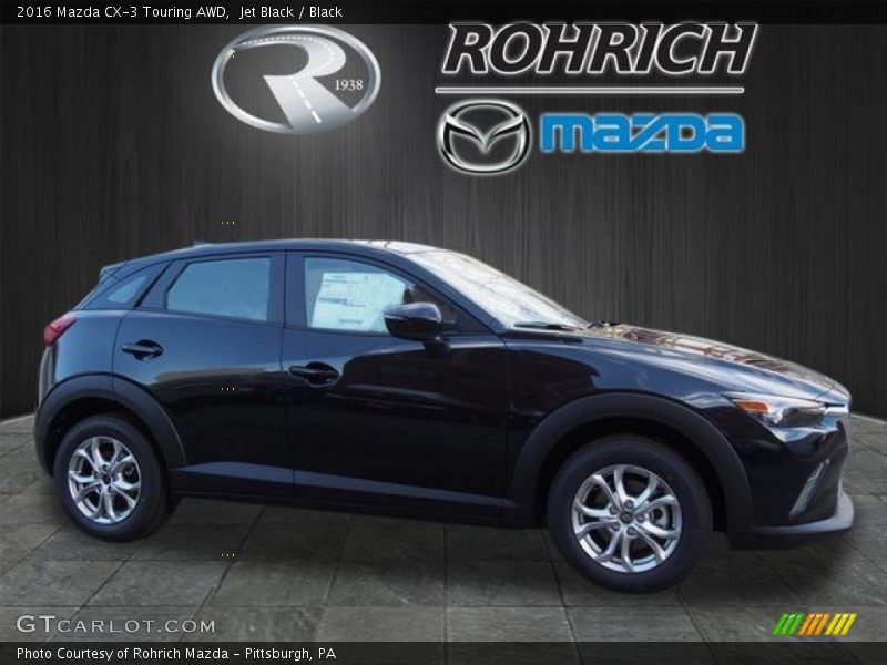 Jet Black / Black 2016 Mazda CX-3 Touring AWD
