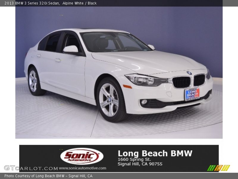 Alpine White / Black 2013 BMW 3 Series 320i Sedan