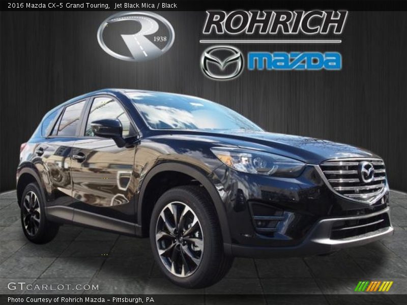 Jet Black Mica / Black 2016 Mazda CX-5 Grand Touring