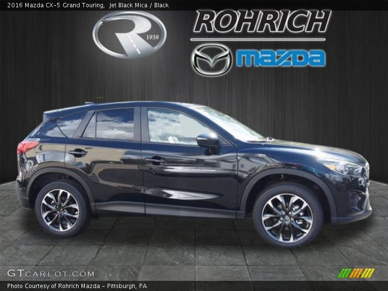 Jet Black Mica / Black 2016 Mazda CX-5 Grand Touring