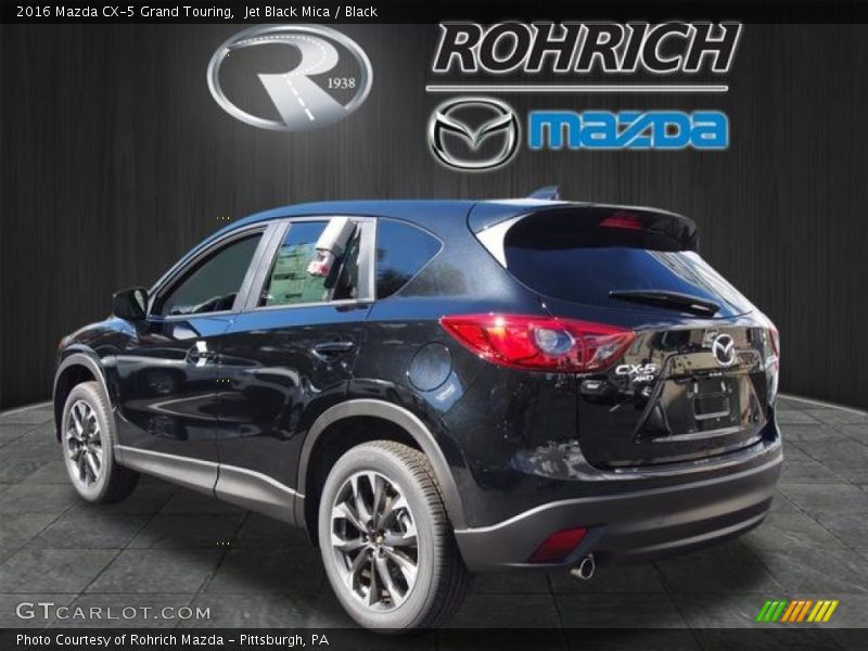 Jet Black Mica / Black 2016 Mazda CX-5 Grand Touring