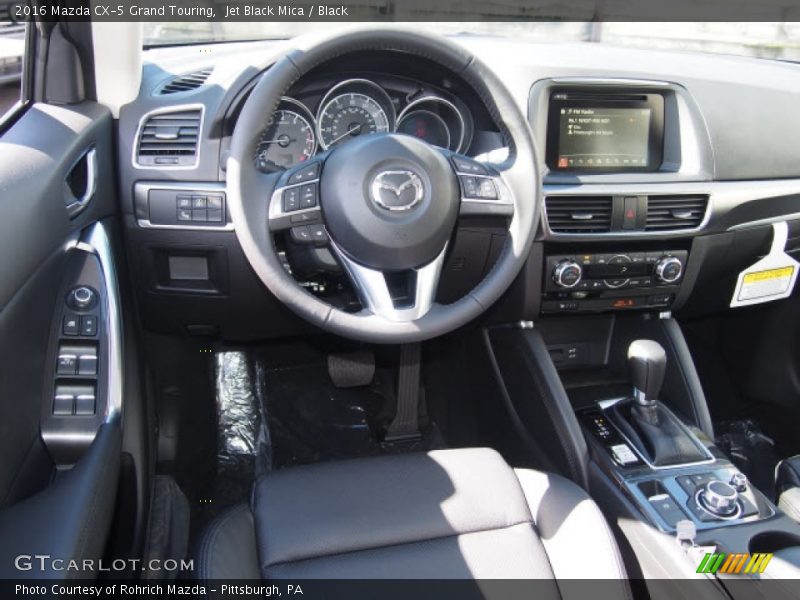 Jet Black Mica / Black 2016 Mazda CX-5 Grand Touring