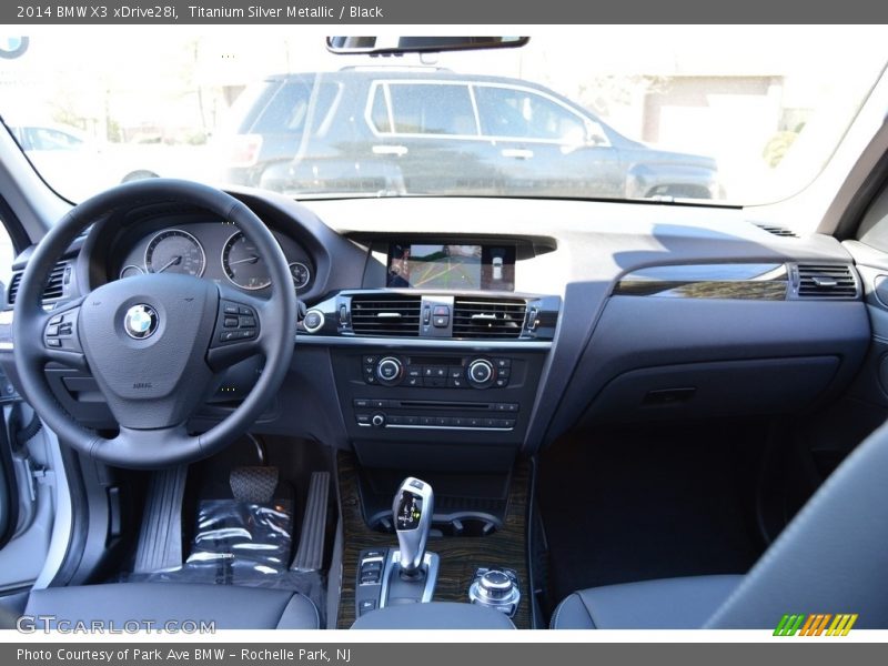 Titanium Silver Metallic / Black 2014 BMW X3 xDrive28i