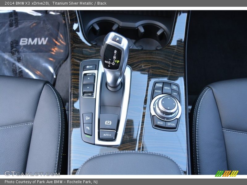 Titanium Silver Metallic / Black 2014 BMW X3 xDrive28i