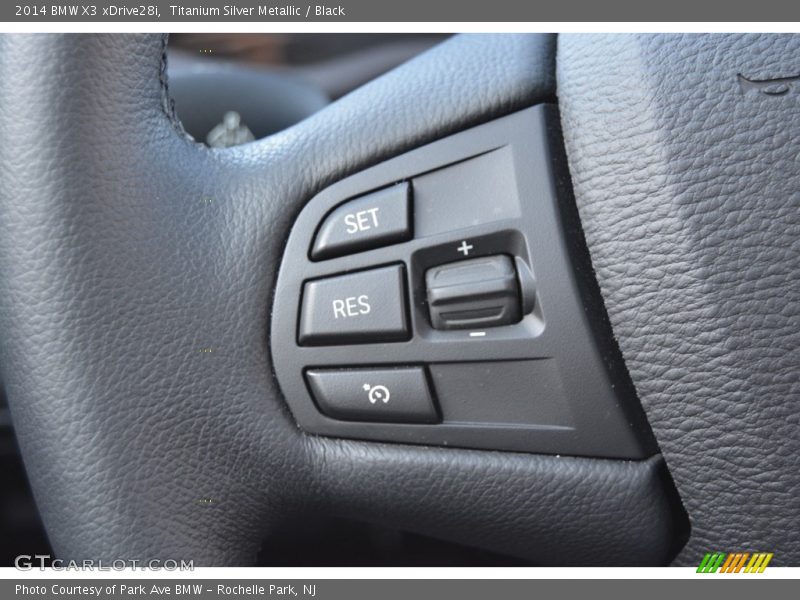Titanium Silver Metallic / Black 2014 BMW X3 xDrive28i