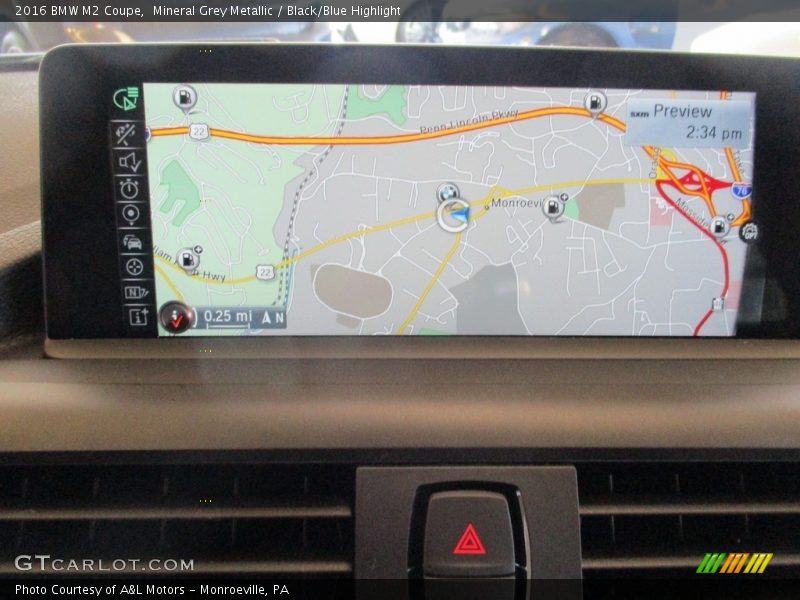 Navigation of 2016 M2 Coupe
