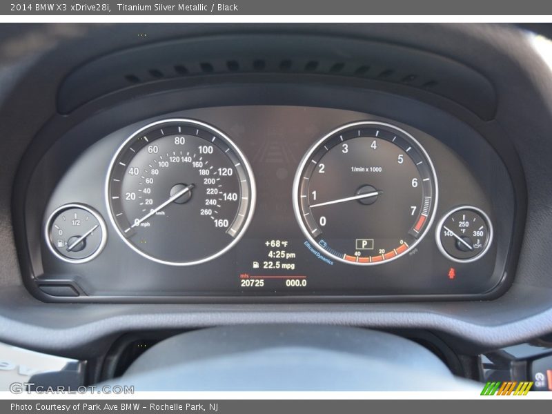 Titanium Silver Metallic / Black 2014 BMW X3 xDrive28i