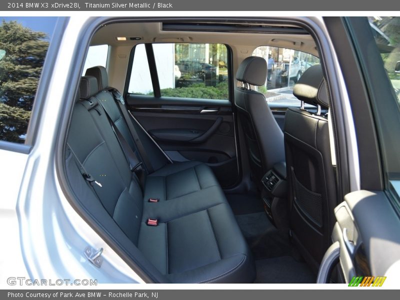 Titanium Silver Metallic / Black 2014 BMW X3 xDrive28i