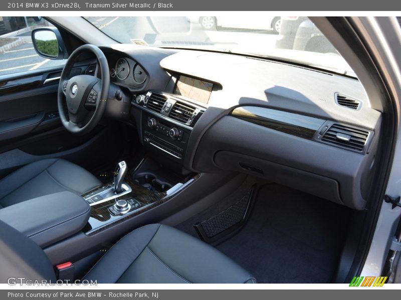 Titanium Silver Metallic / Black 2014 BMW X3 xDrive28i