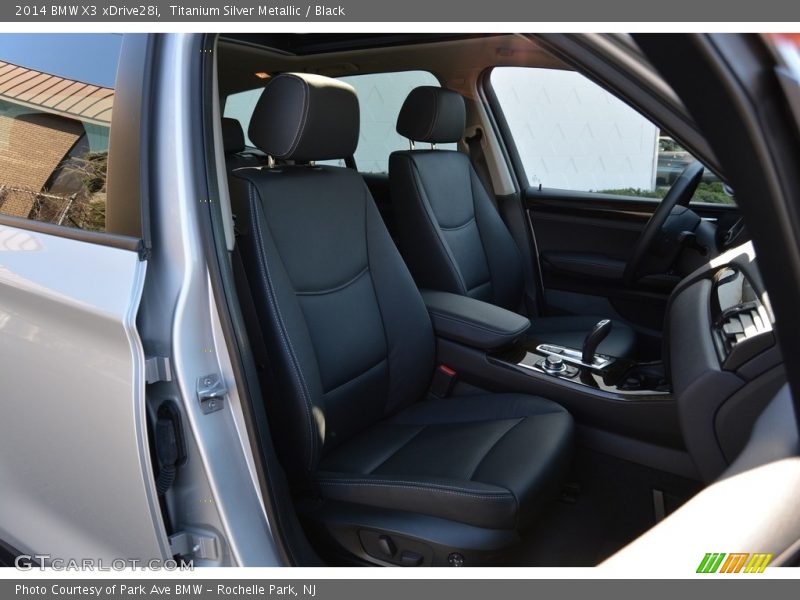 Titanium Silver Metallic / Black 2014 BMW X3 xDrive28i