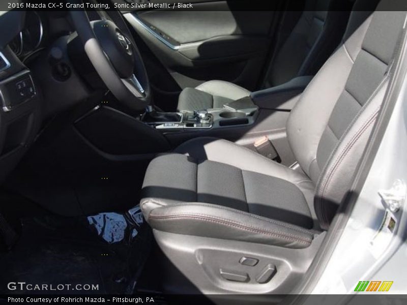 Sonic Silver Metallic / Black 2016 Mazda CX-5 Grand Touring