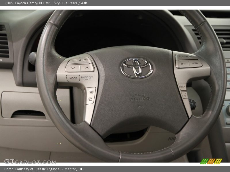 Sky Blue Pearl / Ash 2009 Toyota Camry XLE V6