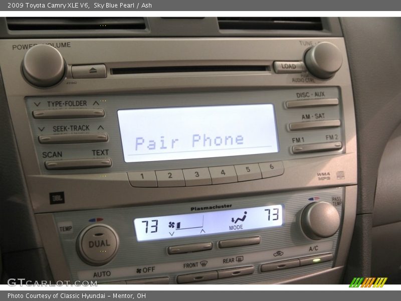 Sky Blue Pearl / Ash 2009 Toyota Camry XLE V6