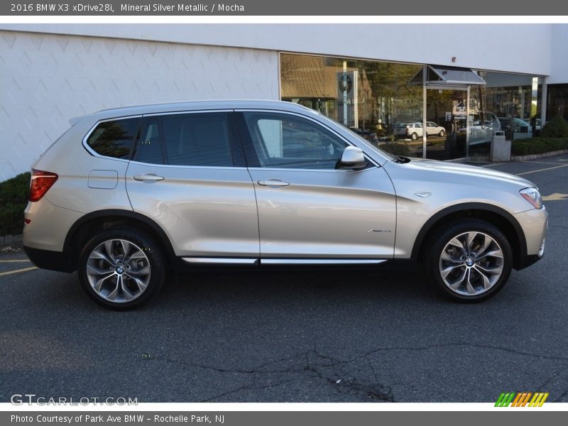 Mineral Silver Metallic / Mocha 2016 BMW X3 xDrive28i