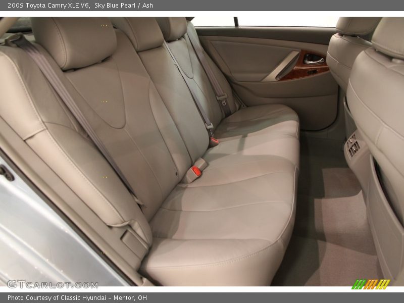 Sky Blue Pearl / Ash 2009 Toyota Camry XLE V6