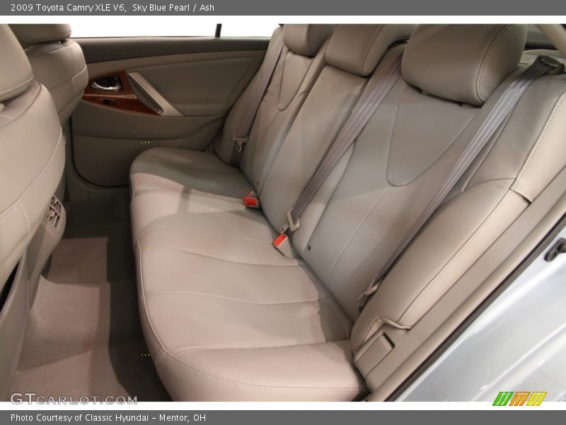 Sky Blue Pearl / Ash 2009 Toyota Camry XLE V6
