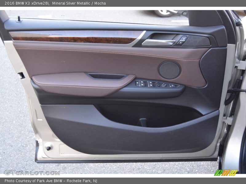 Mineral Silver Metallic / Mocha 2016 BMW X3 xDrive28i