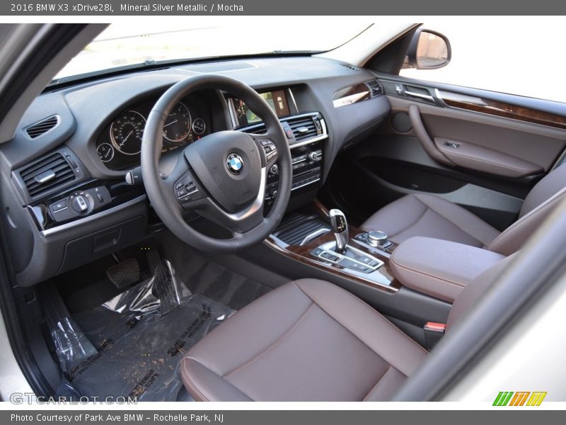 Mineral Silver Metallic / Mocha 2016 BMW X3 xDrive28i