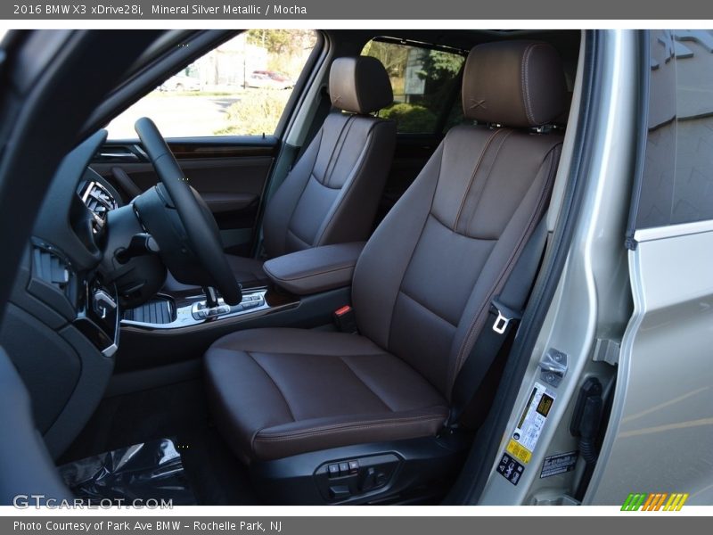 Mineral Silver Metallic / Mocha 2016 BMW X3 xDrive28i