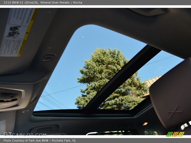 Mineral Silver Metallic / Mocha 2016 BMW X3 xDrive28i