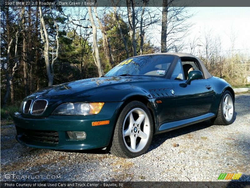 Dark Green / Beige 1997 BMW Z3 2.8 Roadster