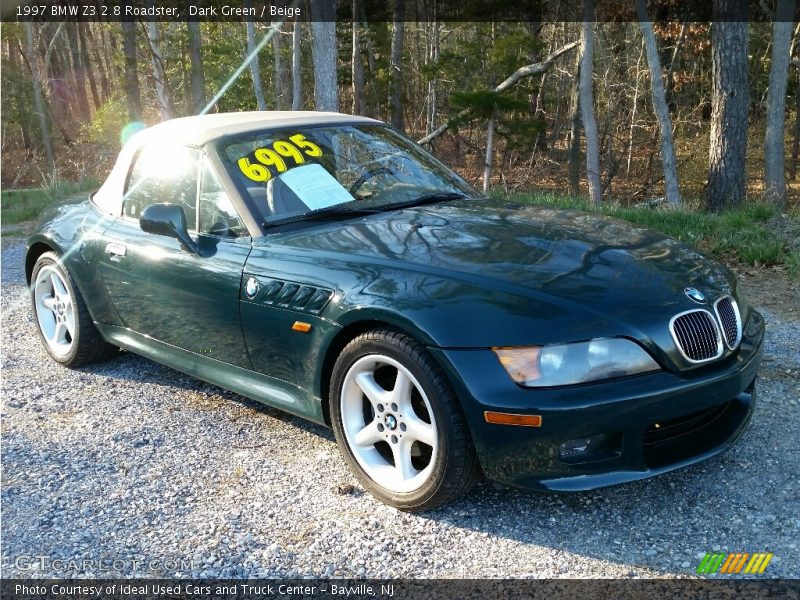 Dark Green / Beige 1997 BMW Z3 2.8 Roadster