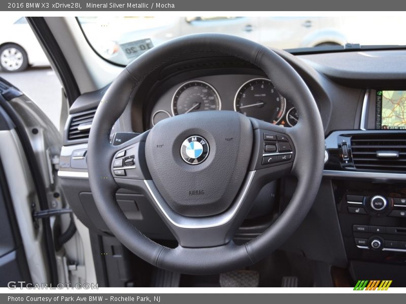 Mineral Silver Metallic / Mocha 2016 BMW X3 xDrive28i