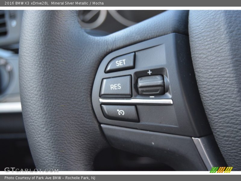 Mineral Silver Metallic / Mocha 2016 BMW X3 xDrive28i