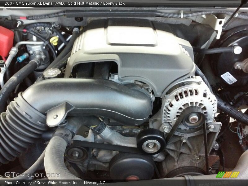 Gold Mist Metallic / Ebony Black 2007 GMC Yukon XL Denali AWD