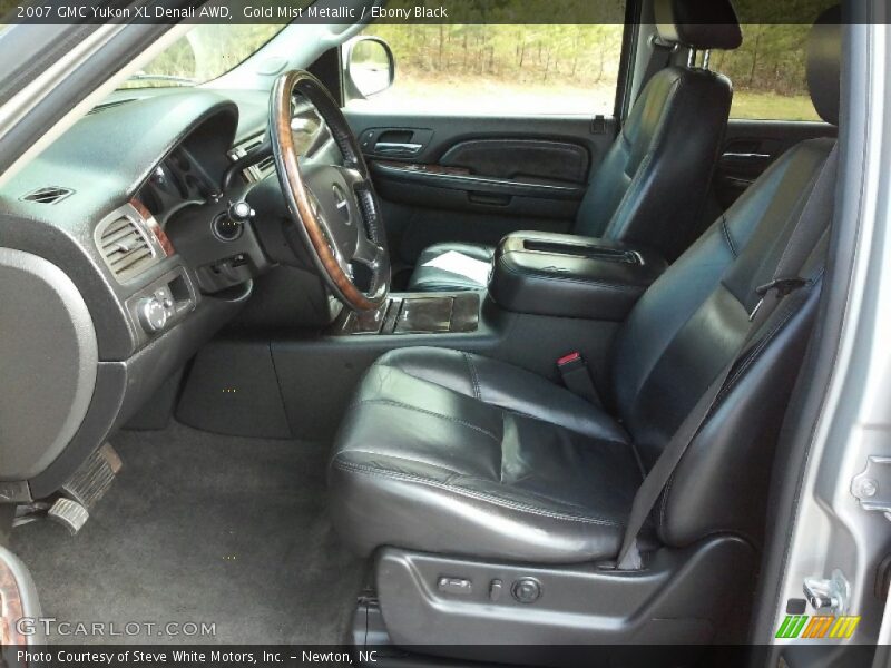 Gold Mist Metallic / Ebony Black 2007 GMC Yukon XL Denali AWD