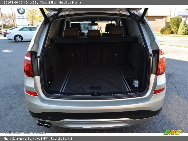 Mineral Silver Metallic / Mocha 2016 BMW X3 xDrive28i