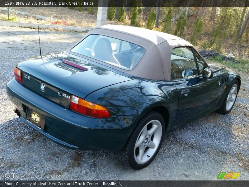 Dark Green / Beige 1997 BMW Z3 2.8 Roadster