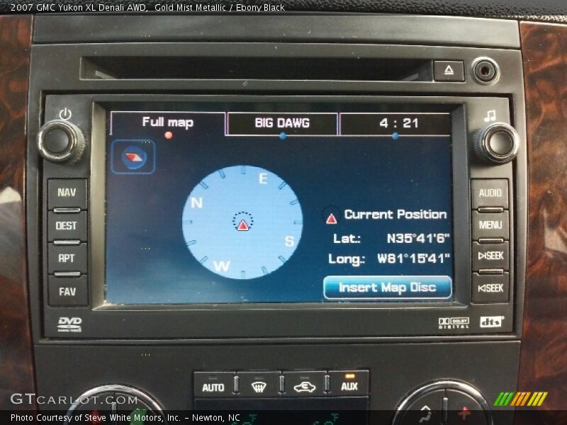 Gold Mist Metallic / Ebony Black 2007 GMC Yukon XL Denali AWD