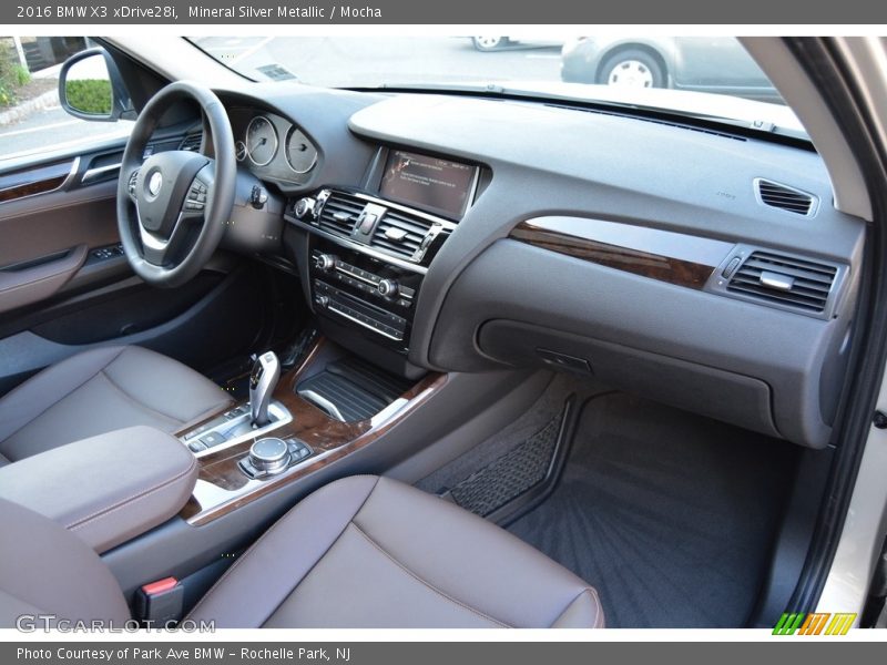 Mineral Silver Metallic / Mocha 2016 BMW X3 xDrive28i