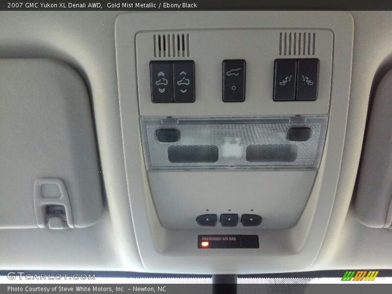 Gold Mist Metallic / Ebony Black 2007 GMC Yukon XL Denali AWD