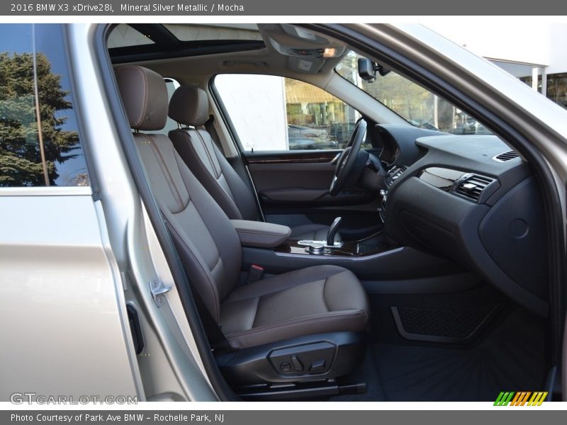 Mineral Silver Metallic / Mocha 2016 BMW X3 xDrive28i