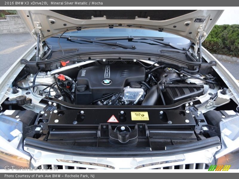 Mineral Silver Metallic / Mocha 2016 BMW X3 xDrive28i