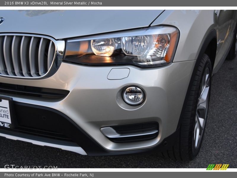 Mineral Silver Metallic / Mocha 2016 BMW X3 xDrive28i