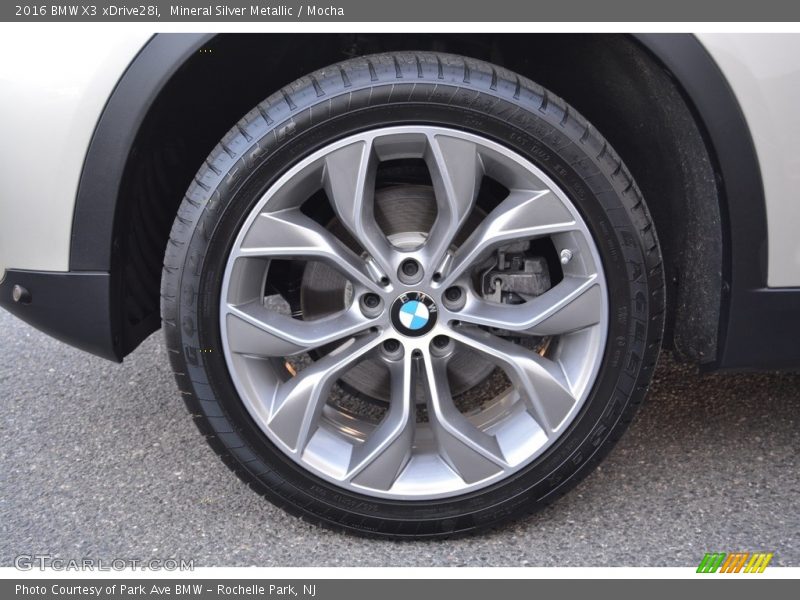 Mineral Silver Metallic / Mocha 2016 BMW X3 xDrive28i
